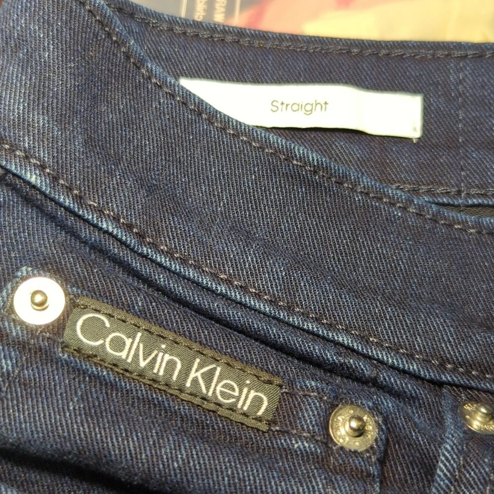 Calvin Klein Straight Leg Jeans Dark Wash Stretch Men's Size 32x29